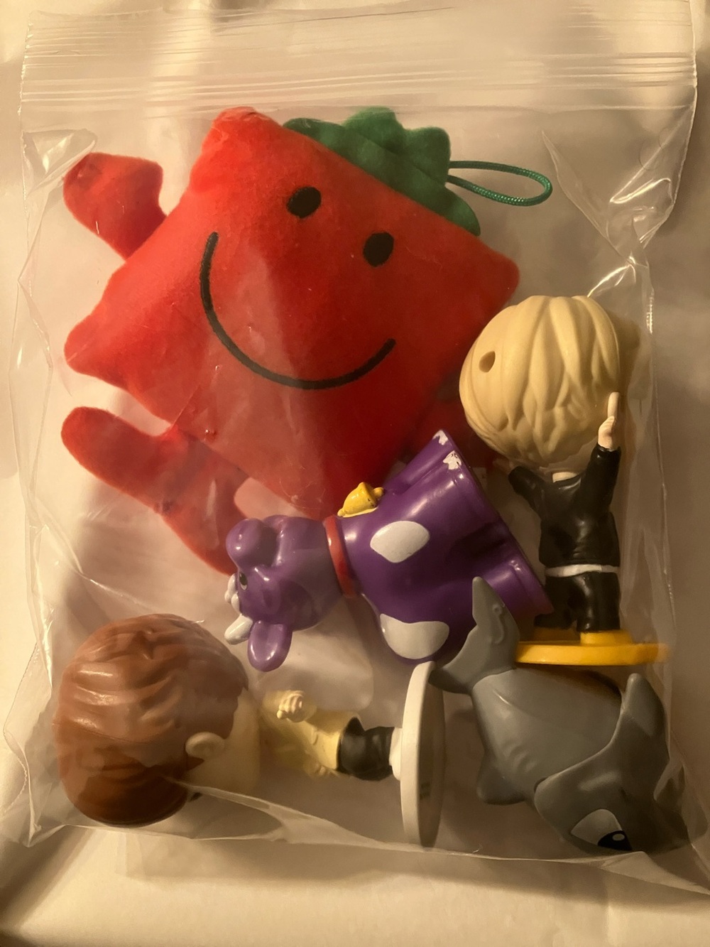 Random Mcdonald’s figure Plush MONSIEUR HUMEUR Clip- - Red and more Various